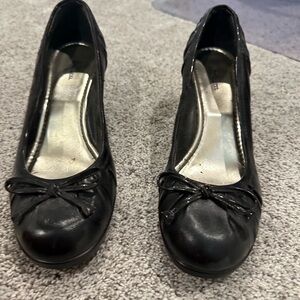 Style & Co. Black Wedge Shoes with Bow Detail